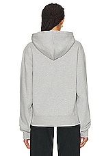 Saint Laurent Hoodie Champion Sweatshirt in Gris Chine, view 4, click to view large image.