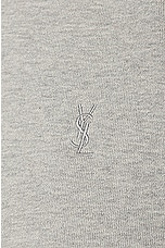 Saint Laurent Hoodie Champion Sweatshirt in Gris Chine, view 6, click to view large image.