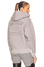 Saint Laurent Grunge Hoodie in Gris Chine & Gris, view 1, click to view large image.