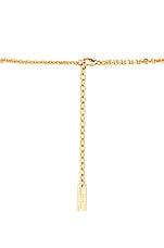 Saint Laurent Chain Necklace in Gold, view 4, click to view large image.
