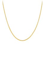 Saint Laurent Snake Chain Necklace in Gold, view 3, click to view large image.