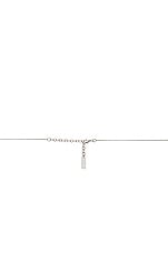 Saint Laurent Cocktail Stirrer Long Necklace in Palladium, view 6, click to view large image.
