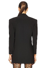 Saint Laurent Blazer Jacket in Noir, view 4, click to view large image.