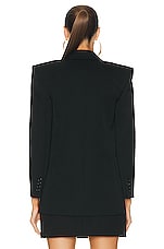 Saint Laurent Blazer Jacket in Noir, view 3, click to view large image.