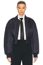 Saint Laurent Bomber Jacket in Marine | FWRD