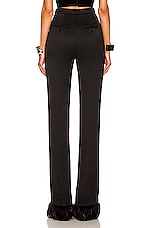 Saint Laurent Tailored Pants in Noir, view 3, click to view large image.