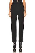 Saint Laurent Tailored Pants in Noir, view 1, click to view large image.