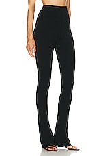 Saint Laurent Flare Legging in Noir, view 2, click to view large image.