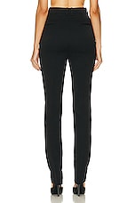 Saint Laurent Tailored Pant in Noir, view 3, click to view large image.