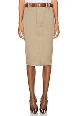 Saint Laurent Pencil Skirt in Magestic, view 1, click to view large image.