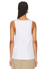 Saint Laurent Tank Top in Blanc, view 3, click to view large image.