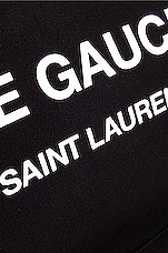Saint Laurent Rive Gauche Tote Bag in Black & White, view 7, click to view large image.