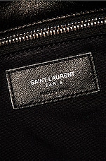 Saint Laurent Medium Monogramme Puffer Loulou Shoulder Bag in Black, view 7, click to view large image.