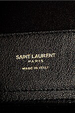 Saint Laurent East West Shopping Bag in Black, view 6, click to view large image.