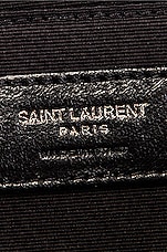 Saint Laurent Medium Lou Monogramme Bag in Black, view 7, click to view large image.