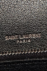 Saint Laurent Medium College Monogramme Bag in Black, view 7, click to view large image.