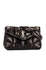 Saint Laurent Small LouLou Monogramme Bag in Black, view 1, click to view large image.
