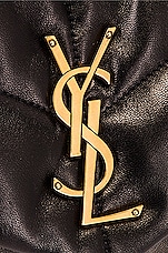 Saint Laurent Small LouLou Monogramme Bag in Black, view 8, click to view large image.