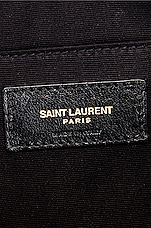 Saint Laurent Medium Lou Monogramme Bag in Nero, view 7, click to view large image.