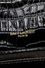 Saint Laurent Medium Kate Chain Bag in Nero, view 7, click to view large image.