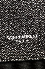 Saint Laurent Medium Envelope Chain Bag in Nero & Nero, view 7, click to view large image.
