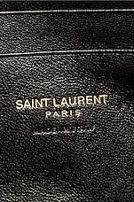 Saint Laurent Mini Lou Chain Bag in Nero, view 7, click to view large image.