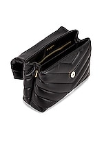 Saint Laurent Toy Loulou Bag in Nero, view 5, click to view large image.