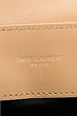 Saint Laurent Medium Loulou Monogramme Bag in Dark Beige, view 7, click to view large image.