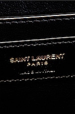 Saint Laurent Medium Solferino Satchel Bag in Nero, view 7, click to view large image.