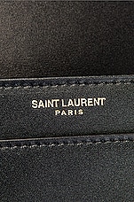 Saint Laurent Small Solferino Satchel Bag in Nero, view 7, click to view large image.