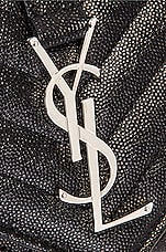 Saint Laurent Small Envelope Chain Bag in Noir, view 8, click to view large image.