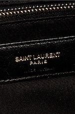 Saint Laurent Medium Loulou Chain Bag in Noir, view 7, click to view large image.