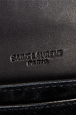 Saint Laurent Small Kaia Satchel Bag in Noir, view 7, click to view large image.