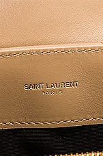Saint Laurent Small Loulou Chain Bag in Dark Beige, view 7, click to view large image.