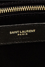 Saint Laurent Large Loulou Chain Bag in Noir, view 7, click to view large image.