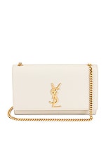 Saint Laurent Medium Kate Chain Bag in Blanc Vintage, view 1, click to view large image.