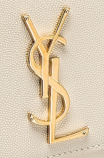 Saint Laurent Medium Kate Chain Bag in Blanc Vintage, view 8, click to view large image.