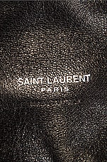 Saint Laurent Small Puffer Pouch in Noir, view 6, click to view large image.