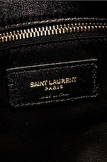 Saint Laurent Medium Puffer Chain Bag in Nero, view 7, click to view large image.