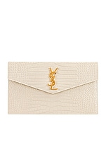 Saint Laurent Uptown Pouch in Blanc Vintage, view 1, click to view large image.