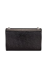 Saint Laurent Medium Kate Chain Bag in Nero, view 3, click to view large image.