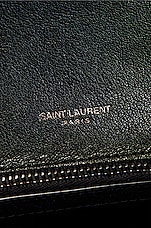 Saint Laurent Medium College Chain Bag in Noir, view 7, click to view large image.
