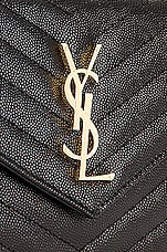 Saint Laurent Monogramme Chain Wallet Bag in Nero, view 8, click to view large image.