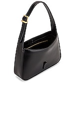 Saint Laurent Le 5 A 7 Hobo Bag in Nero, view 5, click to view large image.