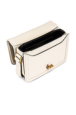 Saint Laurent Small Solferino Satchel Bag in Crema Soft, view 5, click to view large image.