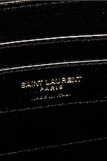 Saint Laurent Small Solferino Satchel Bag in Crema Soft, view 7, click to view large image.