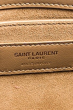 Saint Laurent Medium Sunset Chain Bag in Dark Beige, view 7, click to view large image.