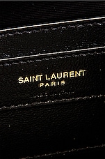 Saint Laurent Medium College Chain Bag in Blanc Vintage, view 7, click to view large image.