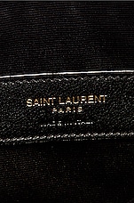 Saint Laurent Monogramme Pouch in Nero, view 5, click to view large image.