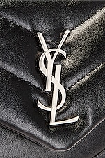 Saint Laurent Toy Loulou Bag in Nero, view 8, click to view large image.